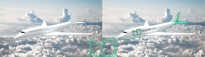 Esquerdas só com as janelas/portas e a direita já com as cores.