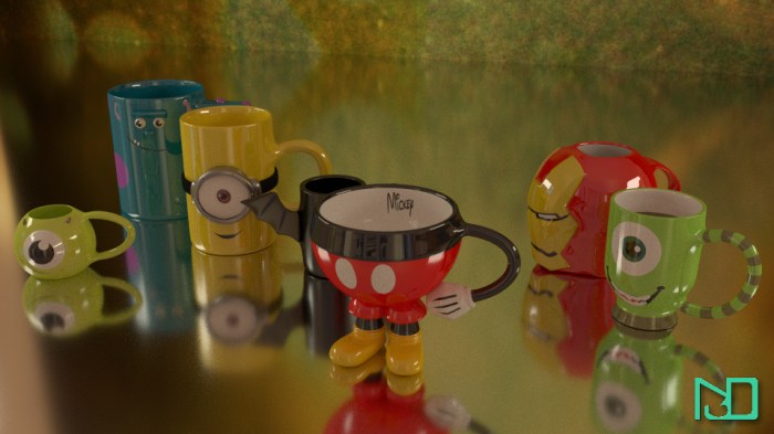 Cena de Canecas Personalizadas